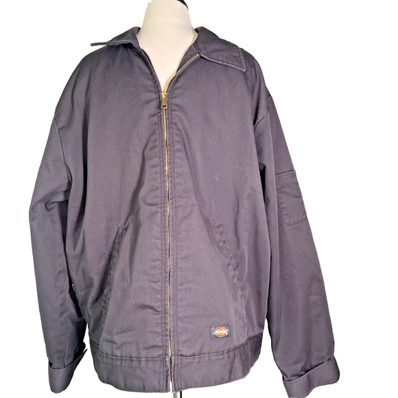 Dickies Eisenhower Work Jacket Insulated Black Size XLL - Picture 1 of 4